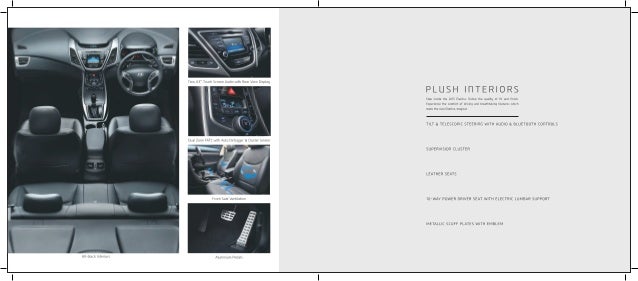 Hyundai Elantra Brochure Pdf